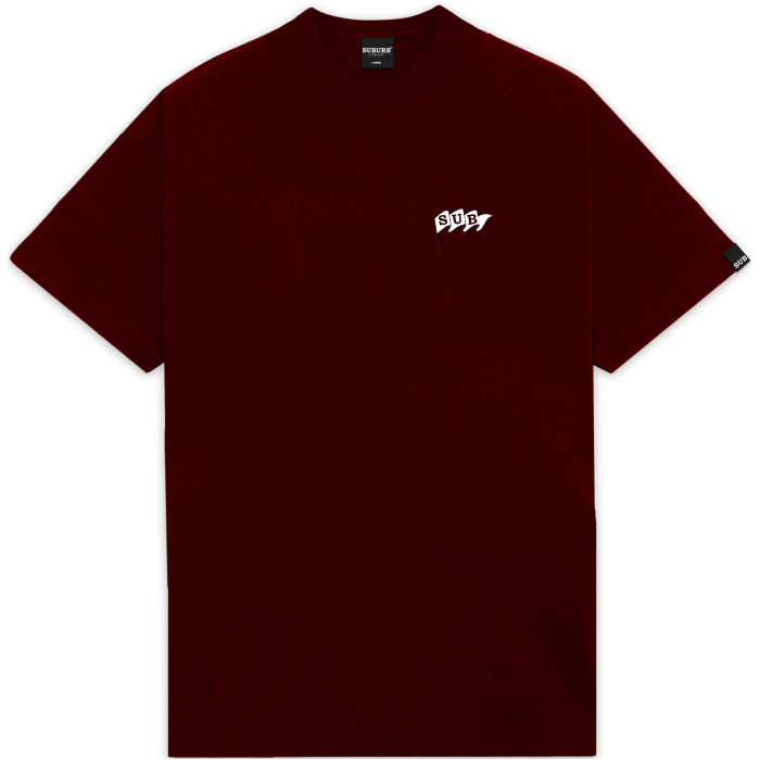 Camiseta Suburb Flag Sub - Bordo
