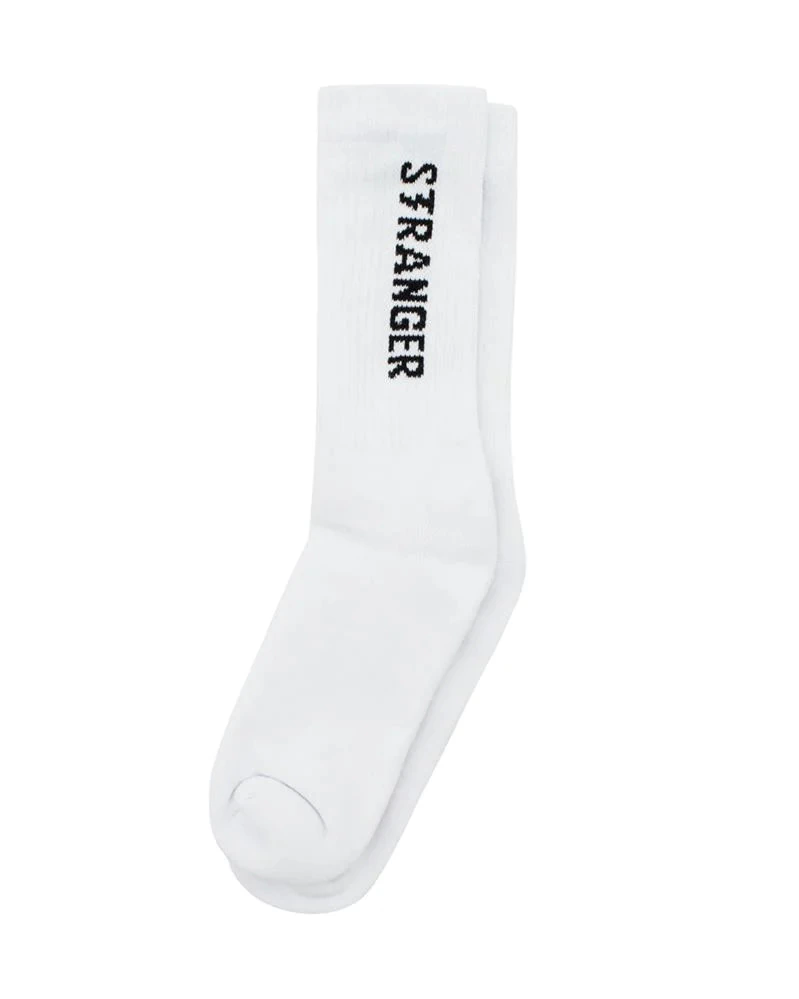 Meia Stranger Letreiro - Branca