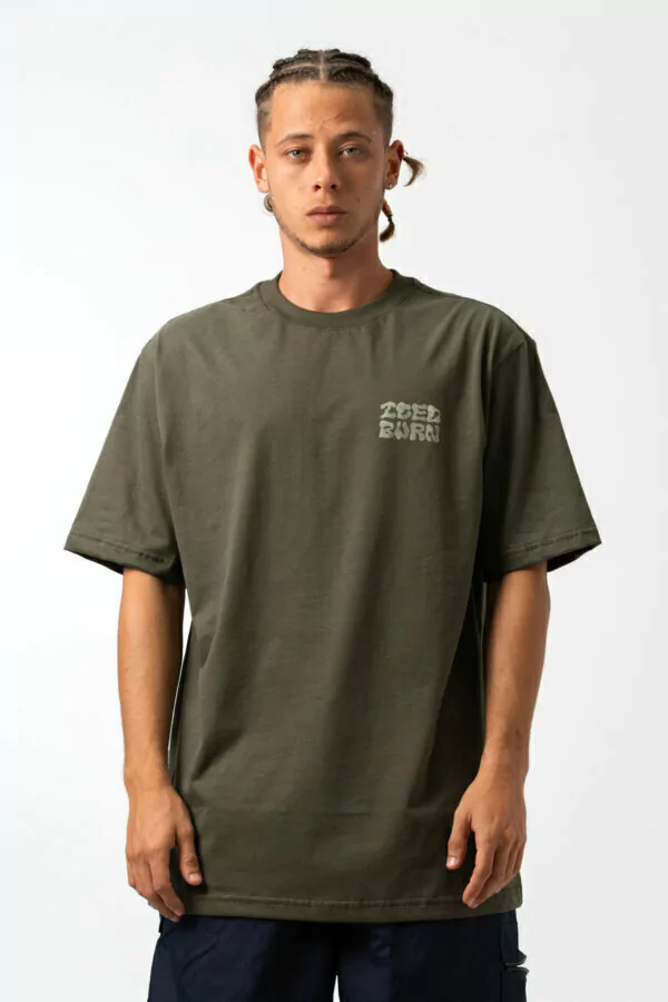 T-Shirt Iced Burn Opposing Energies - Verde