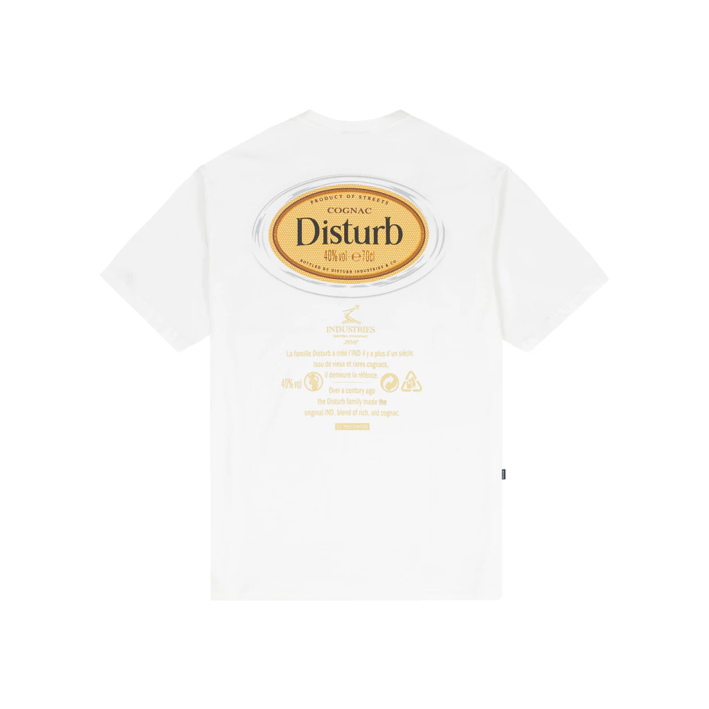 Camiseta Disturb Hennesy - Off White