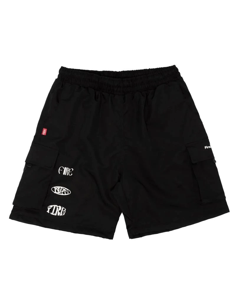 Bermuda Fire Rip Stop Forrada Design Tags - Preta