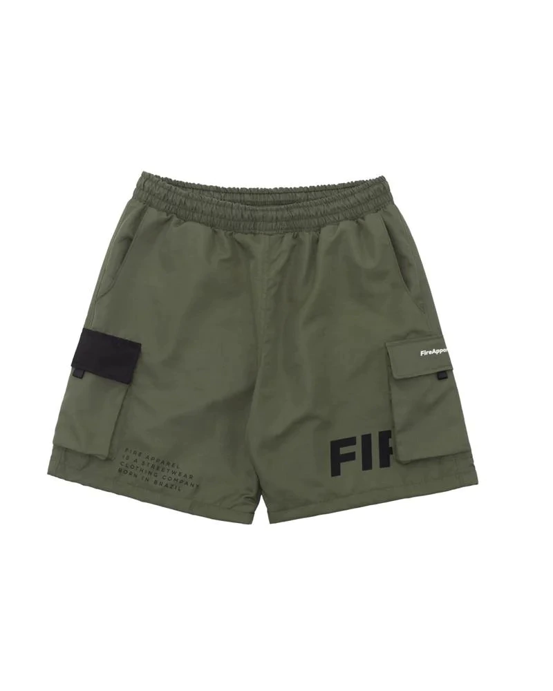 Bermuda Cargo Fire Rip Stop Forrada Clothing Company - Verde