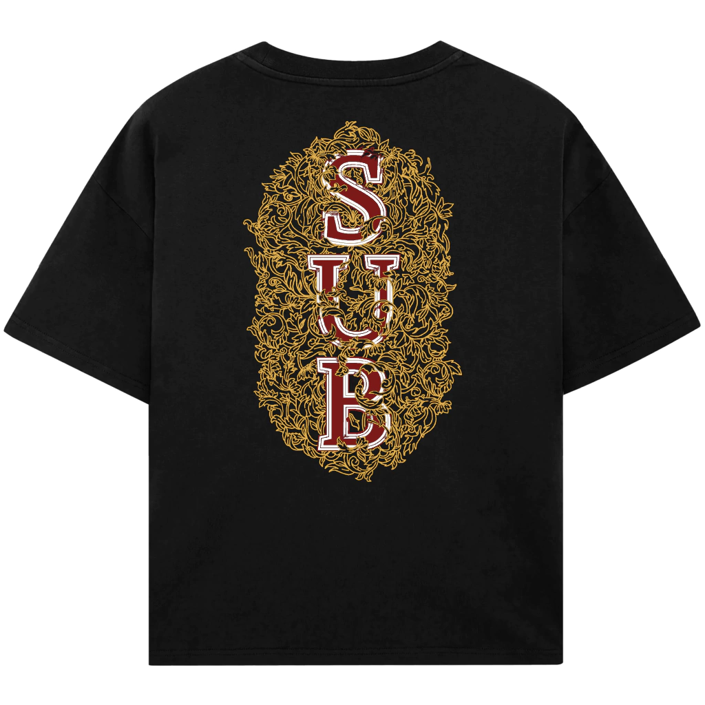 CAMISETA SUBURB FOLIAGE BOXY - Preto