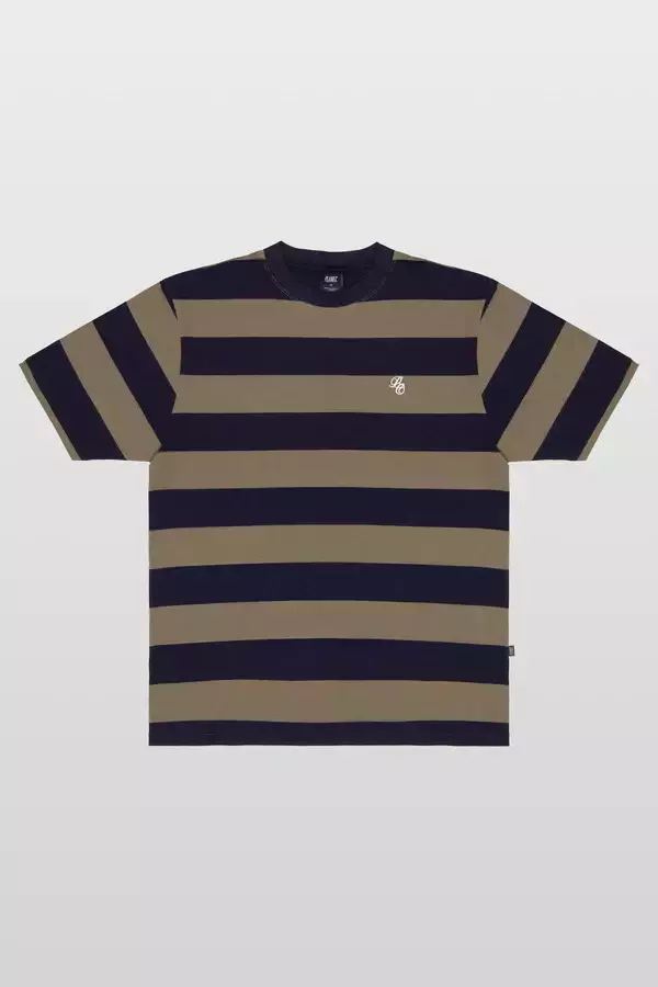 CAMISETA PLANO C STRIPE TSHIRT PC LETTER - VERDE