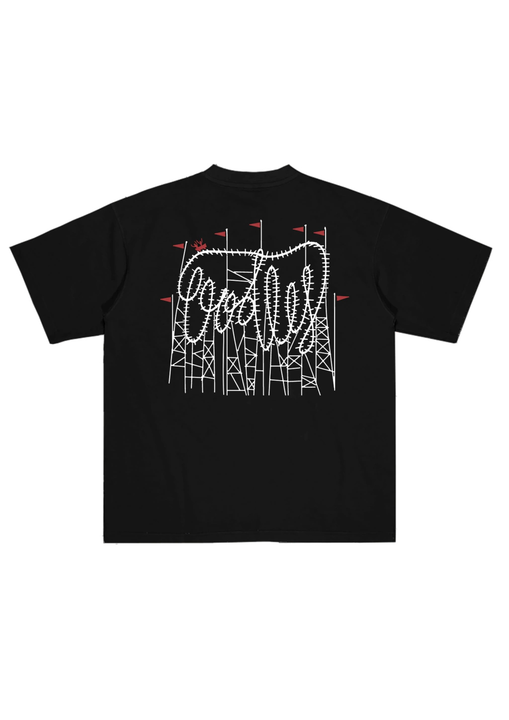 Camiseta Oodles Rollercoaster - Preta