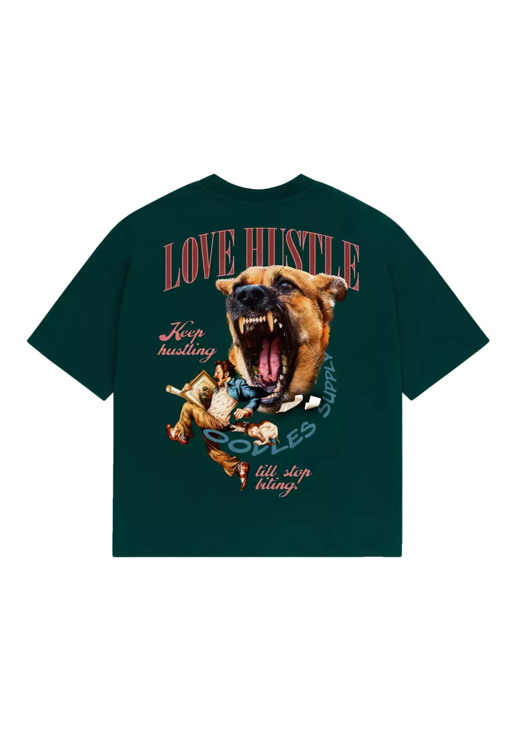 Camiseta Oodles Anger - Verde