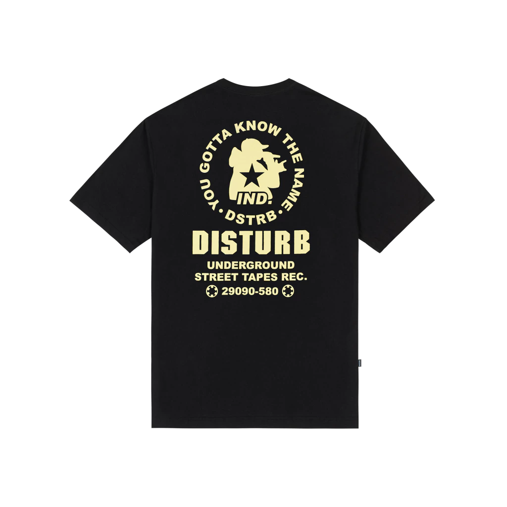 Camiseta Disturb Street Tapes - Black