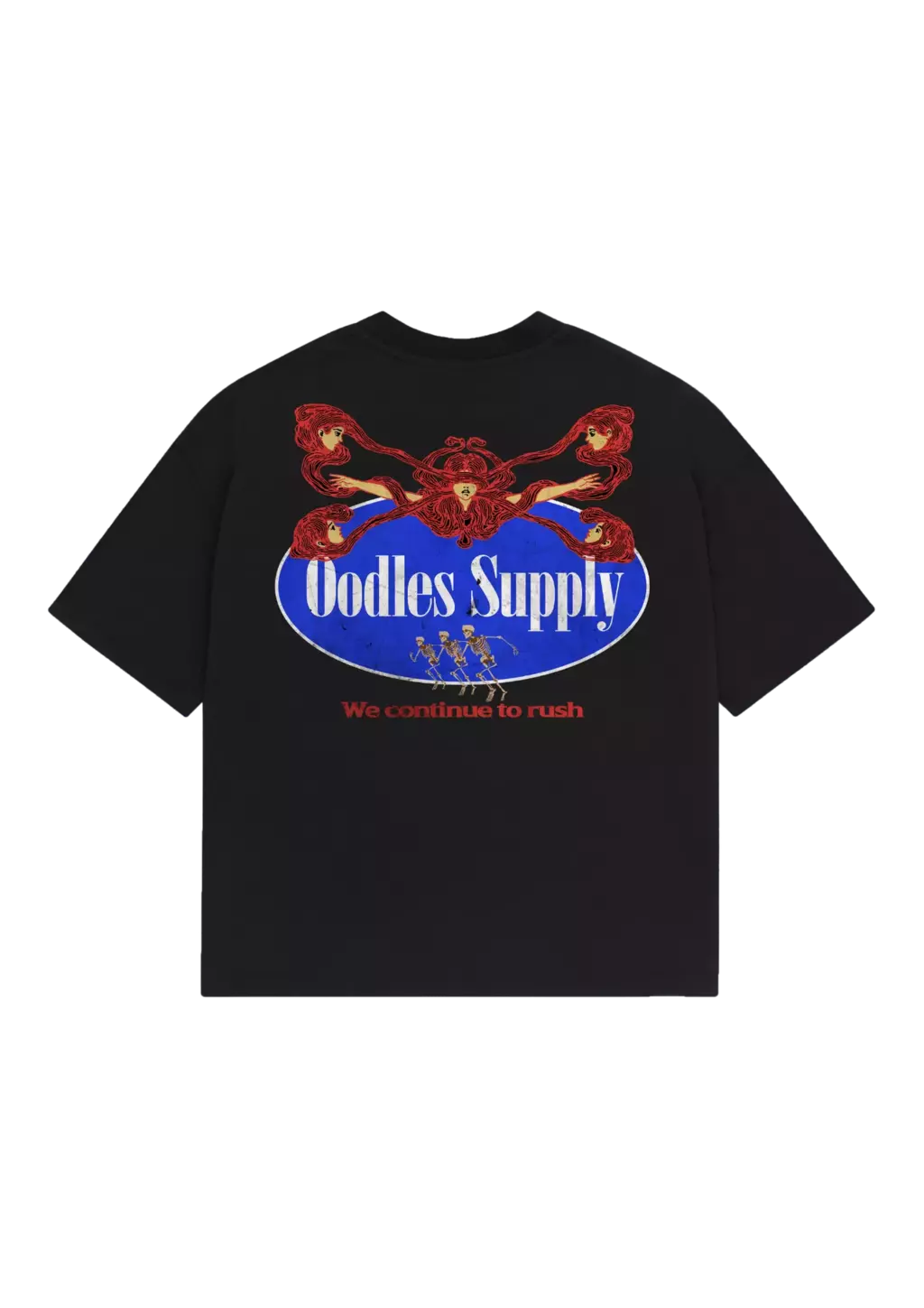 Camiseta Oodles Jellyfish - Preta