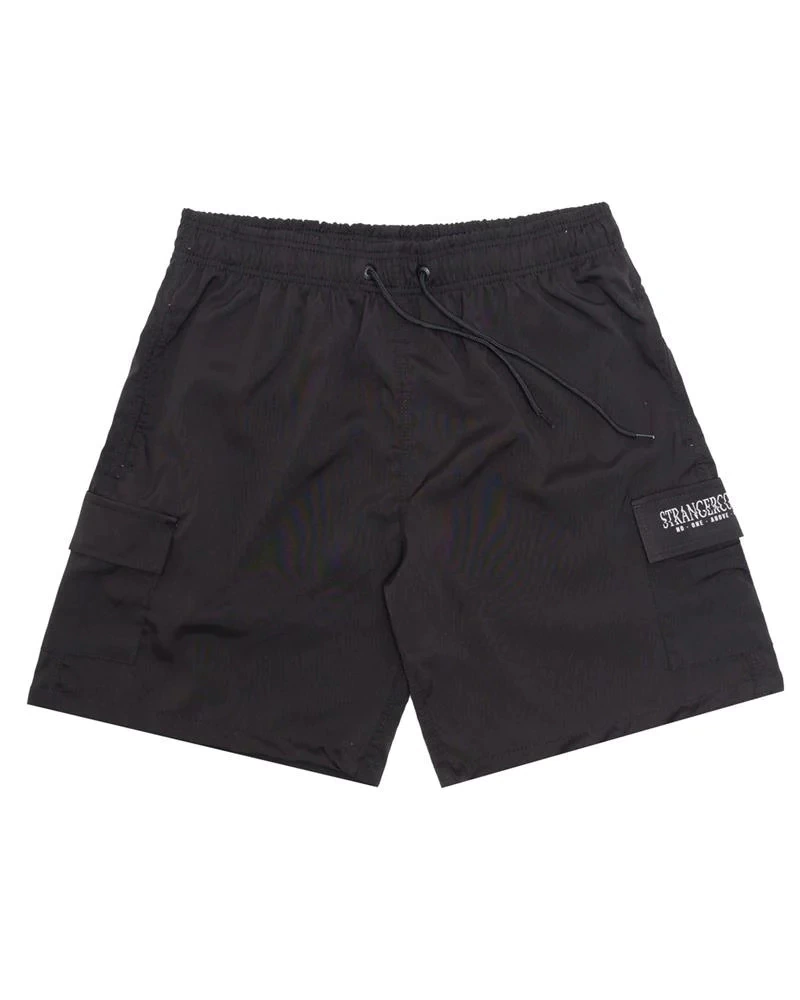 Shorts Cargo Tactel Stranger Live Intensely - Preto