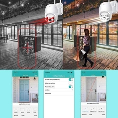 Câmera Speed Dome Ip Full Hd Mais Ptz Wifi Prova De Água 360 Com Varredura Automática na internet