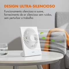 ventilador de mesa portátil, retangular gaabor super silencioso.