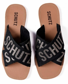 Sandália Schutz Flat X Gliter - comprar online