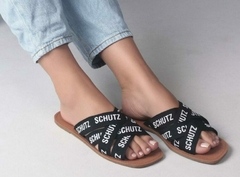 Sandália Schutz Flat X Gliter na internet