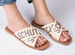 Sandália Schutz Flat X Gliter na internet
