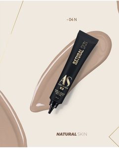 Base Natural Skin 4N - AS Cosméticos