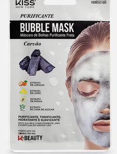 Máscara Facial Bubble Purificante Preta Kiss NY 20ml