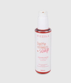 sabonete para pincéis e esponjas let’s clean soap 150ml - vizzela