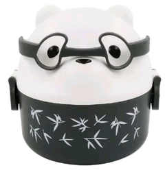 Marmita Lancheira Infantil Escolar Ursinho com Colher Divisória Alça Lanche Almoço Bento Urso Kawaii - buy online