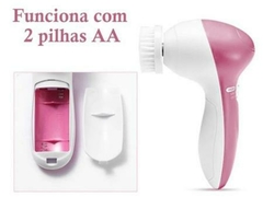 Escova Elétrica 5 em 1 Limpeza Facial Massageadora Esfoliação - Envio Imediato