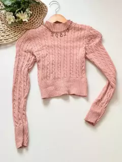 Imagem do Blusa De Cropped De Frio Tricot Moda Feminina Manga Longa New Collecion