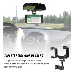 Imagem do Suporte Veicular Para Espelho Retrovisor De Carro Para Banco Dianteiro