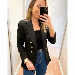 Blazer Feminino Com Botão