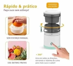 Espremedor Portátil Laranja Limão Suco Fruta Elétrico - loja online