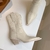 Imagem do Bota cano curto bordada importada couro legitimo