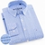 Imagem do Camisa Masculina Oxford sólida de manga longa Patch Desig