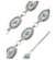 Cinto Concho Turquesa Western Collection - comprar online