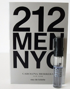 212 NYC Masc EDT - 10 AMOSTRAS DE 1,5ML POR R$49