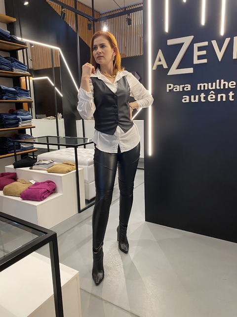 CALCA BIKER PU - PRETO - 24706