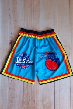Short NBA - Detroit Pistons - Sublimado - comprar online