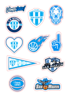 Stickers Club Atlético San Martin - comprar online