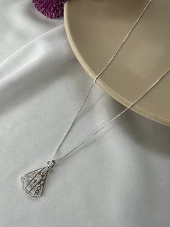 Colar Nossa Senhora Escrito Dourado/Prata - loja online