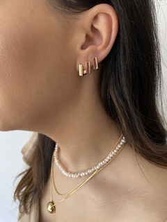Trio argola quadrado - comprar online