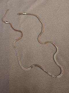 Colar Lacraia 3mm Dourado/Prata na internet
