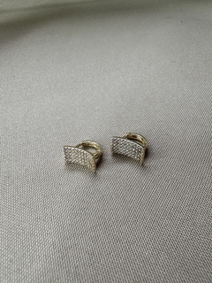 Mini Argola Cravejada Dourado na internet