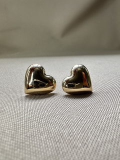 Coração Liso Dourado - comprar online