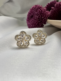 Flor Sobreposta Dourado - comprar online