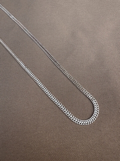 Colar Lacraia 3mm Dourado/Prata - Permita-se Acessórios