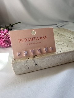 Trio Gota Rosa/Lavanda Prata - comprar online