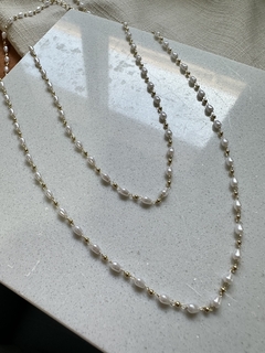 Choker Mini Pérolas Dourado na internet