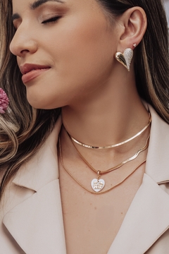 Pingente Madrepérola Filho Dourado - comprar online