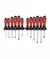 JUEGO DE DESTORNILLADORES (12 Pzs) (PHILIPS+ PLANOS)-7801 - comprar online