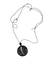 Colar Preto com pingente prata - comprar online