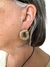 Conjunto Colar e Brinco com detalhes em dourado - rokassapaart
