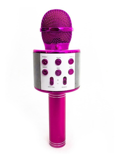 Microfone Bluetooth Tipo Repórter Sem Fio Karaokê Youtuber - mix.brasocom