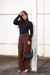 Calça Suzie - Marrom Cafe - comprar online