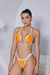 BIQUÍNI BRONZE DE FITA DUAS CORES LARANJA na internet
